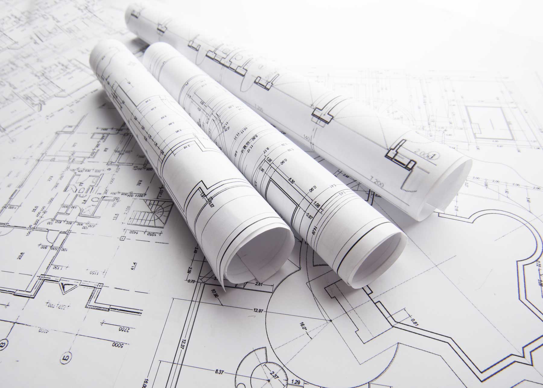 Architectural drawings and blueprints
