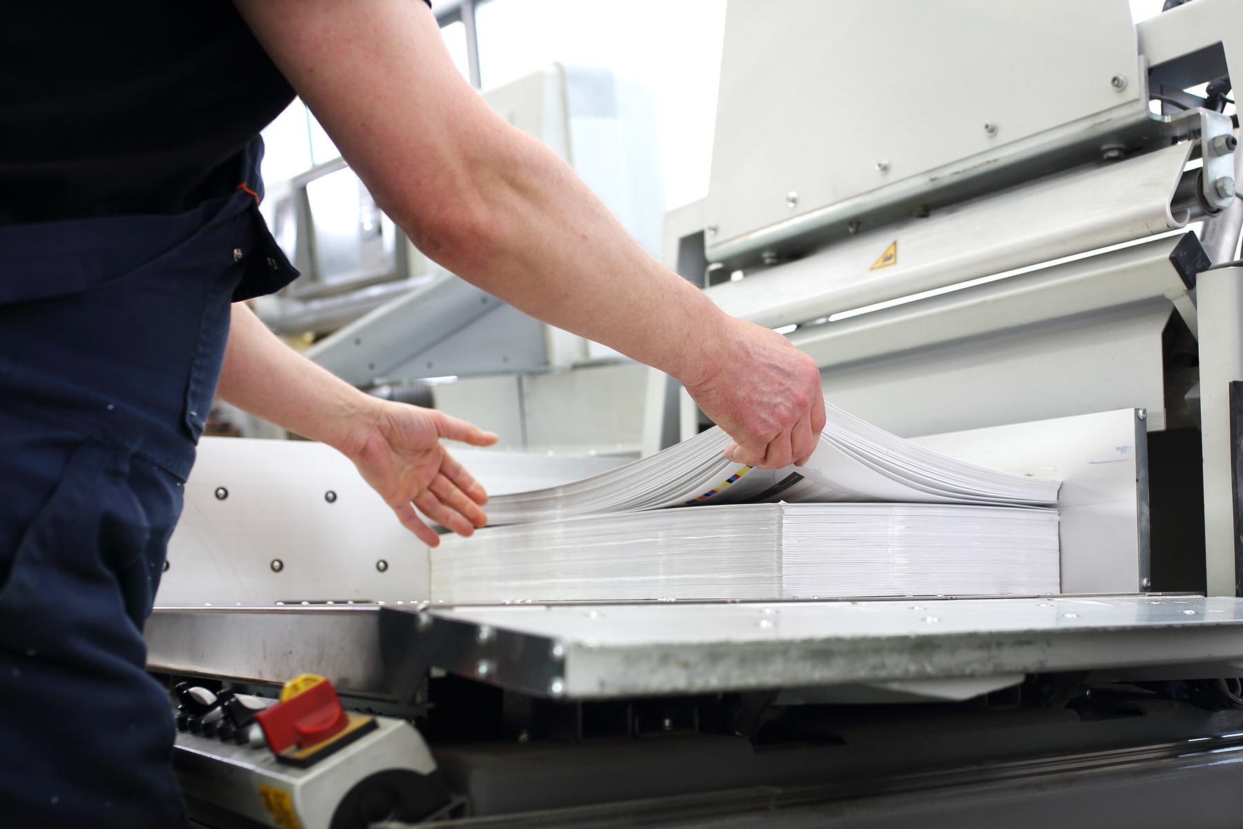 Print production in progress